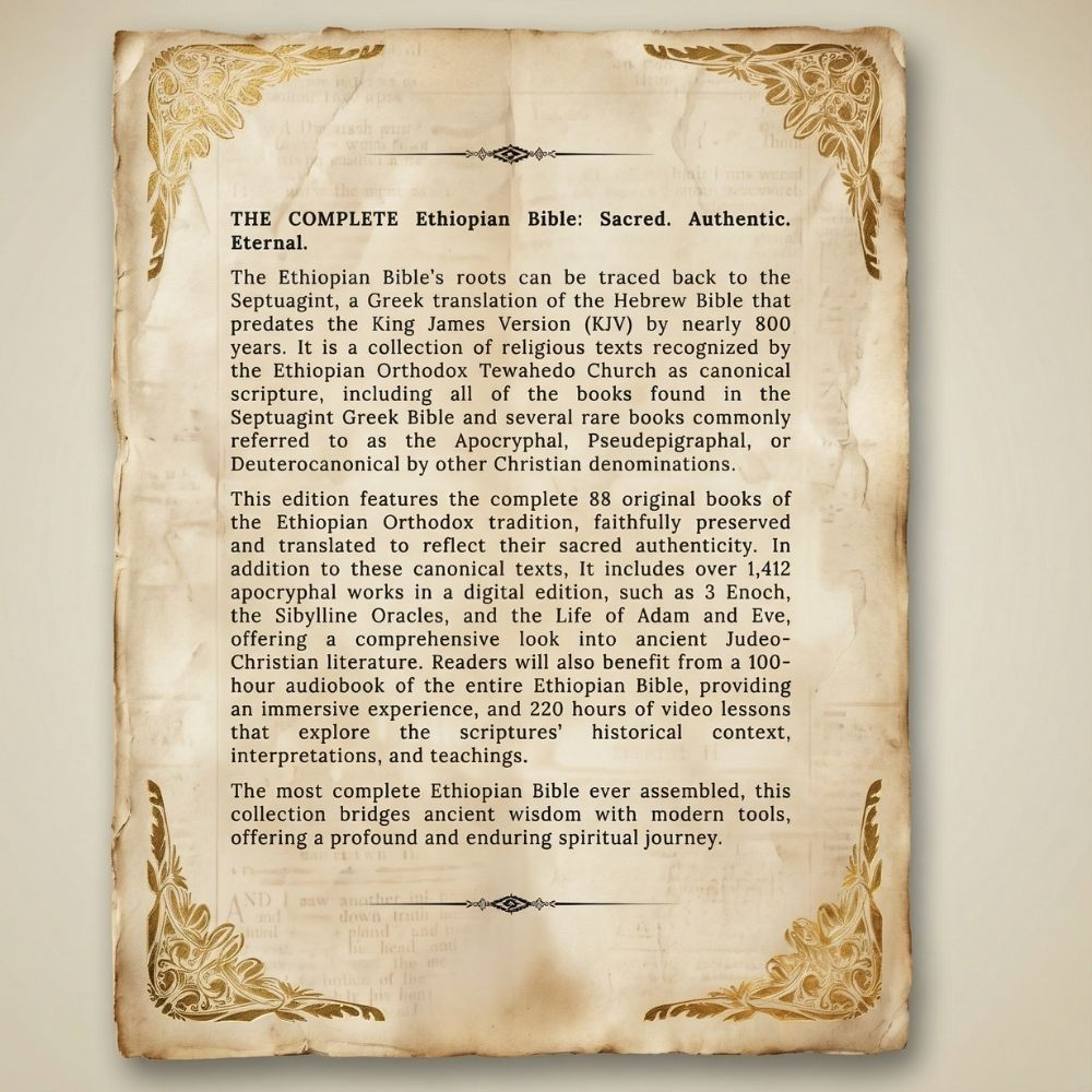 The Most Complete Ethiopian Bible